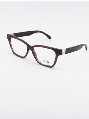 Versace VE3382 5332 Eyeglasses Brown 55mm Square Frame